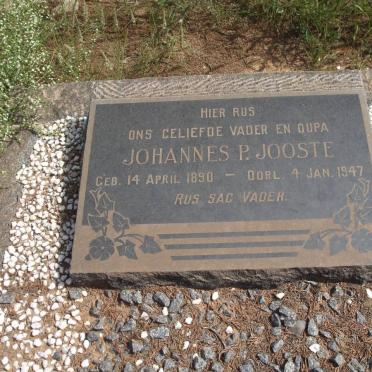 JOOSTE Johannes 1890-1947
