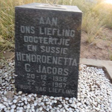 JACOBS Hendroenetta C. 1956-1957