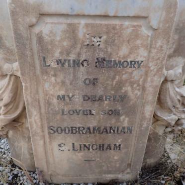 LINGHAM Soobramanian S. 1903-1922 _1