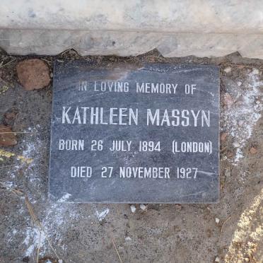 MASSYN Kathleen 1894-1927