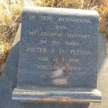 PLESSIS Pieter J., du 1898-1964