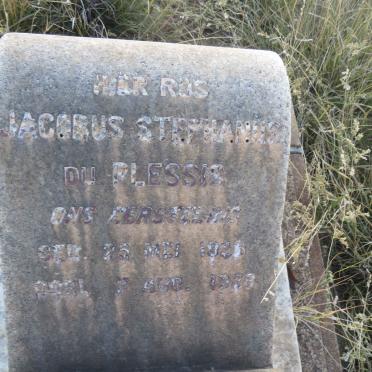 PLESSIS Jacobus Stephanus, du 1926-1928