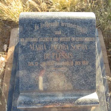 PLESSIS Maria Jacoba Sophia, du 1897-1951
