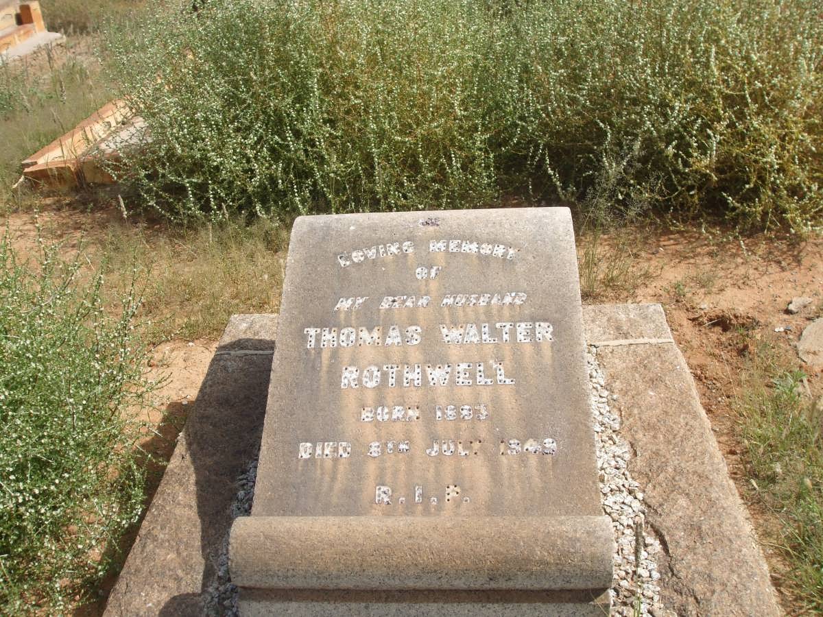 ROTHWELL Thomas Walter 1891-1969