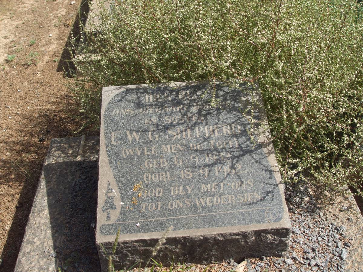 TOIT E.W.G., du nee SHEPHERD 19??-1962