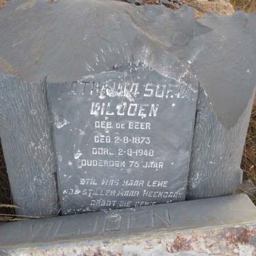 VILJOEN Cathrina Sofia nee DE BEER 1873-1948