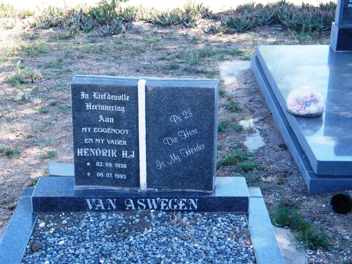 ASWEGEN Hendrik H.J., van 1936-1996
