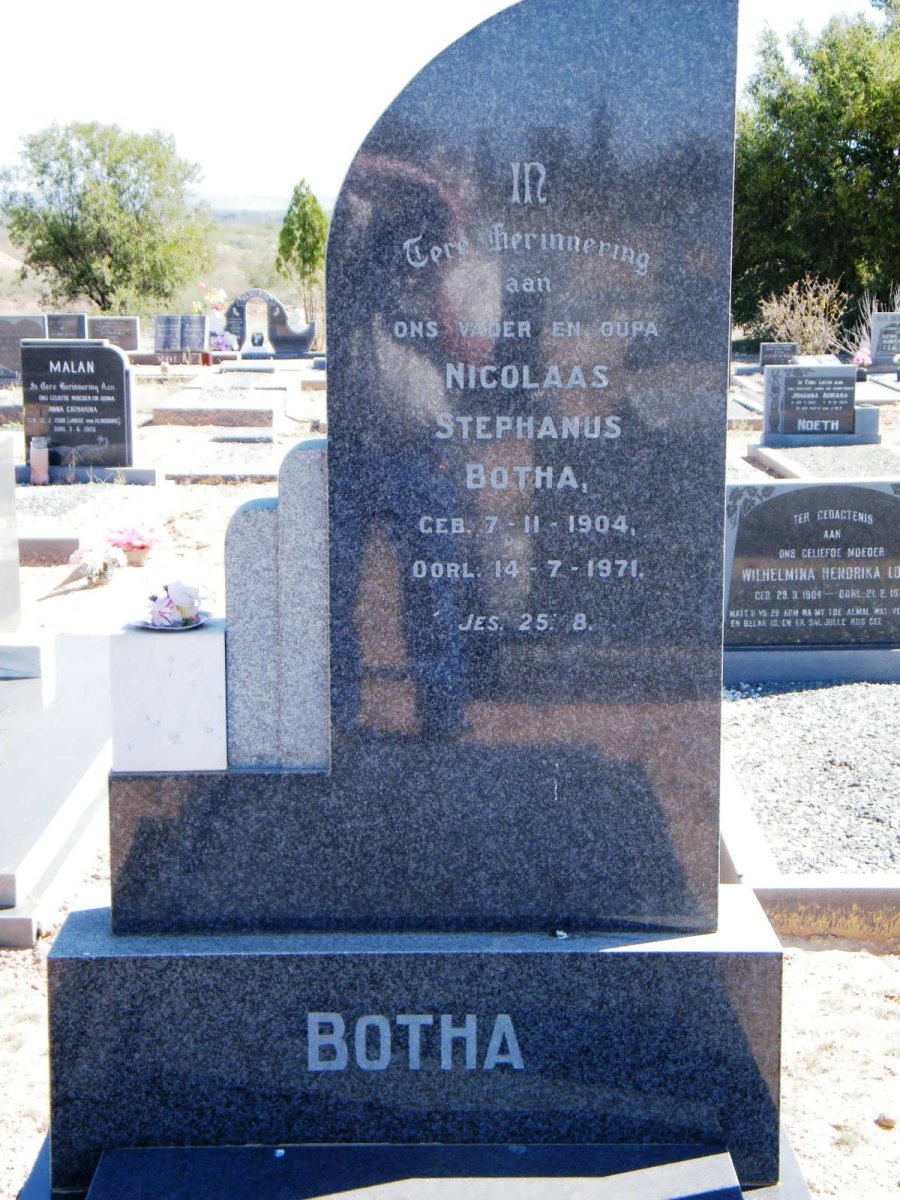 BOTHA Nicolaas Stephanus 1904-1971
