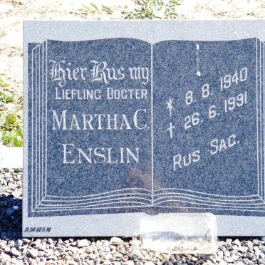 ENSLIN Martha C. 1940-1991