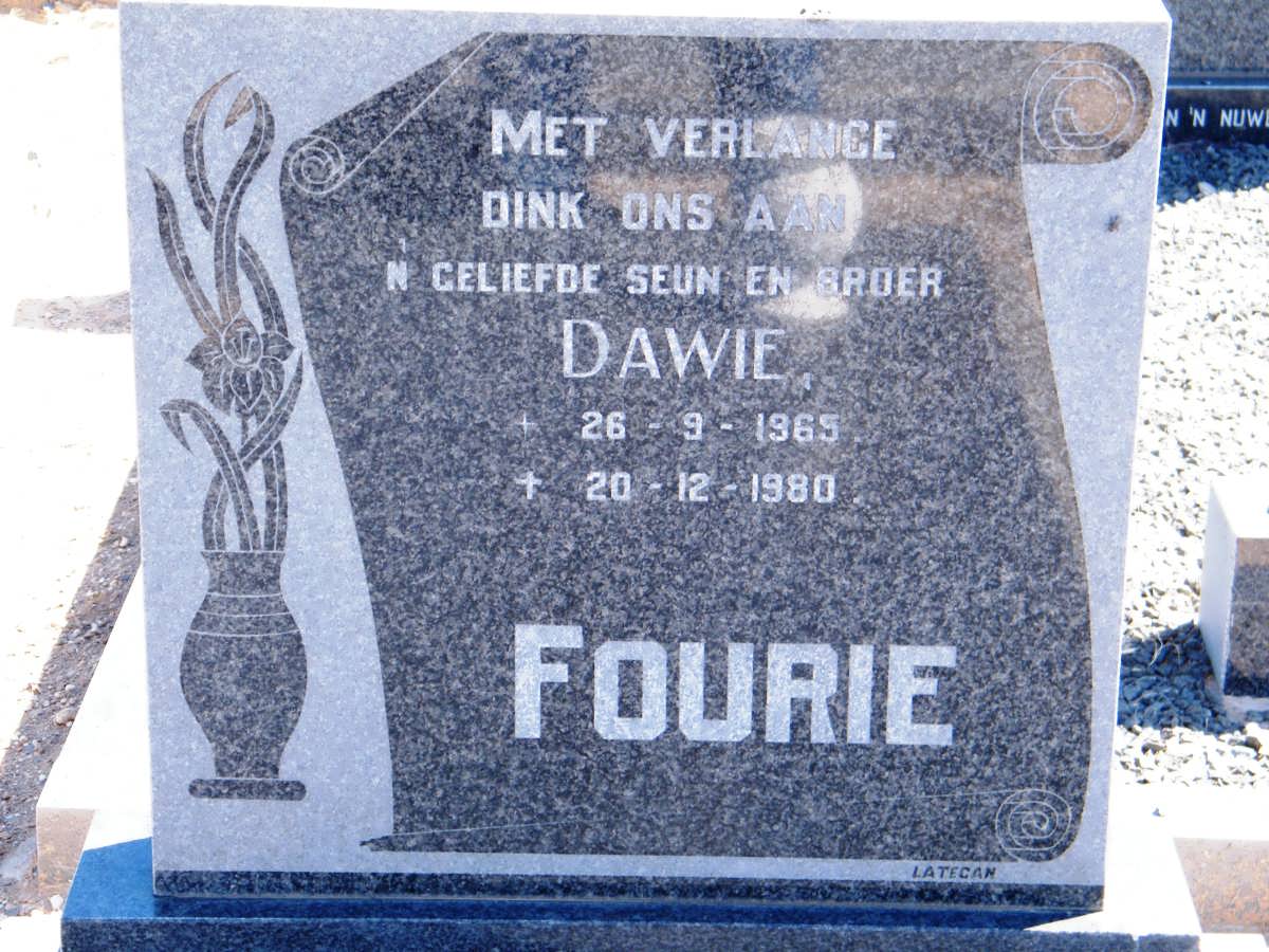 FOURIE Dawie 1965-1980