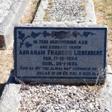 LIEBENBERG Abraham Francois 1884-1933