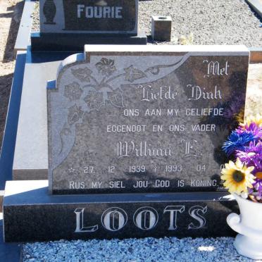 LOOTS William E. 1939-1993