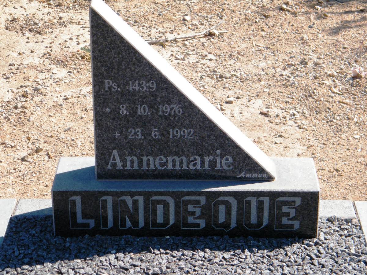 LINDEQUE Annemarie 1976-1992
