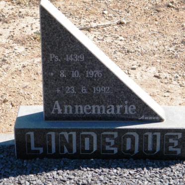 LINDEQUE Annemarie 1976-1992