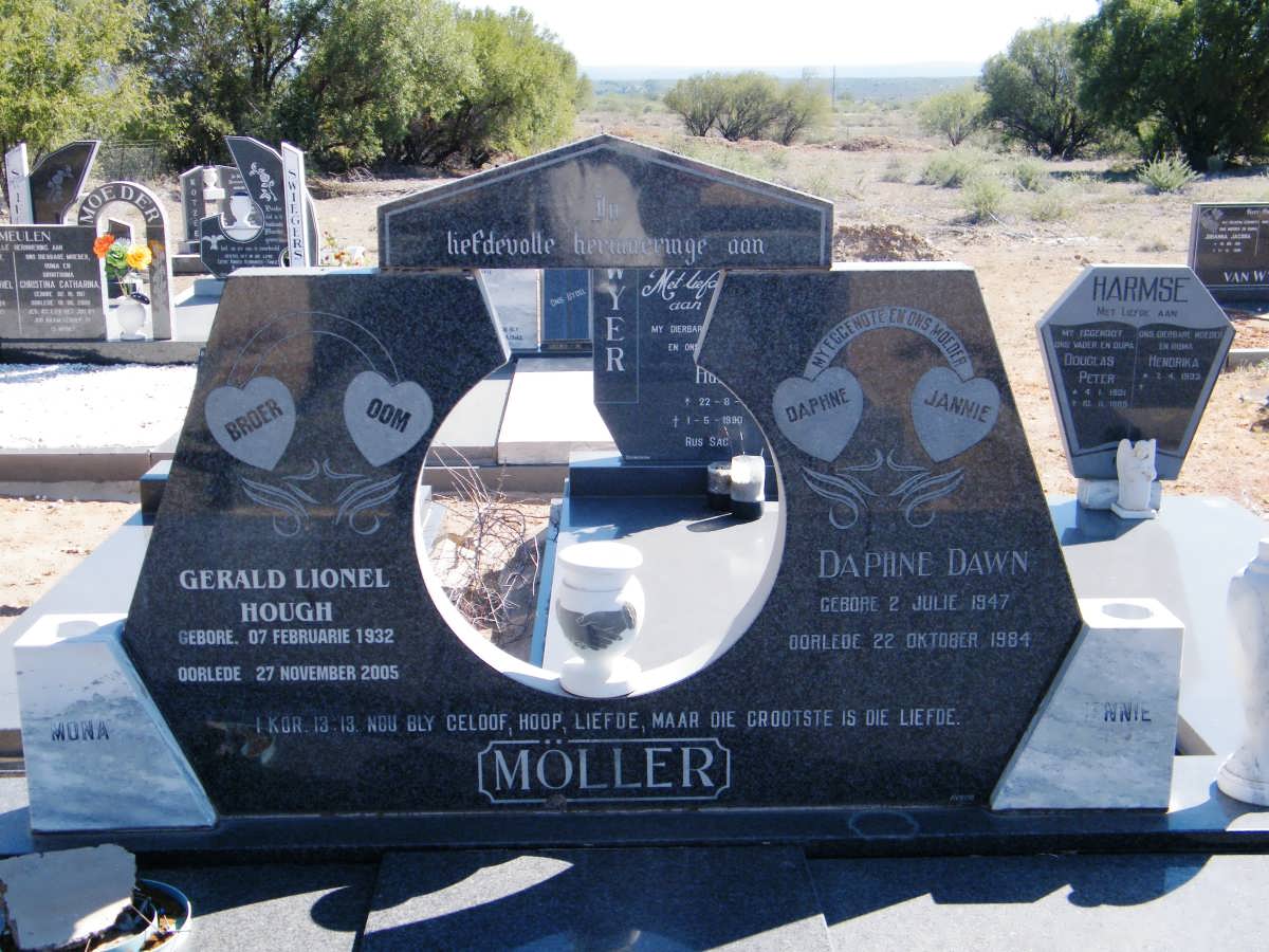 MÖLLER Gerald Lionel 1932-2005 :: MÖLLER Daphne Dawn 1947-1984