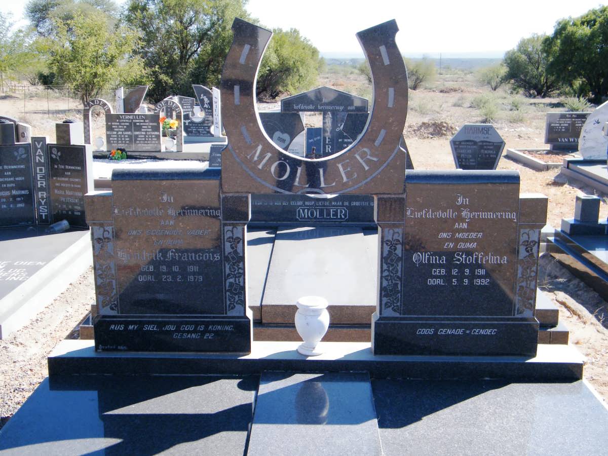 MÖLLER Hendrik Francois 1911-1979 &amp; Olfina Stoffelina 1911-1992