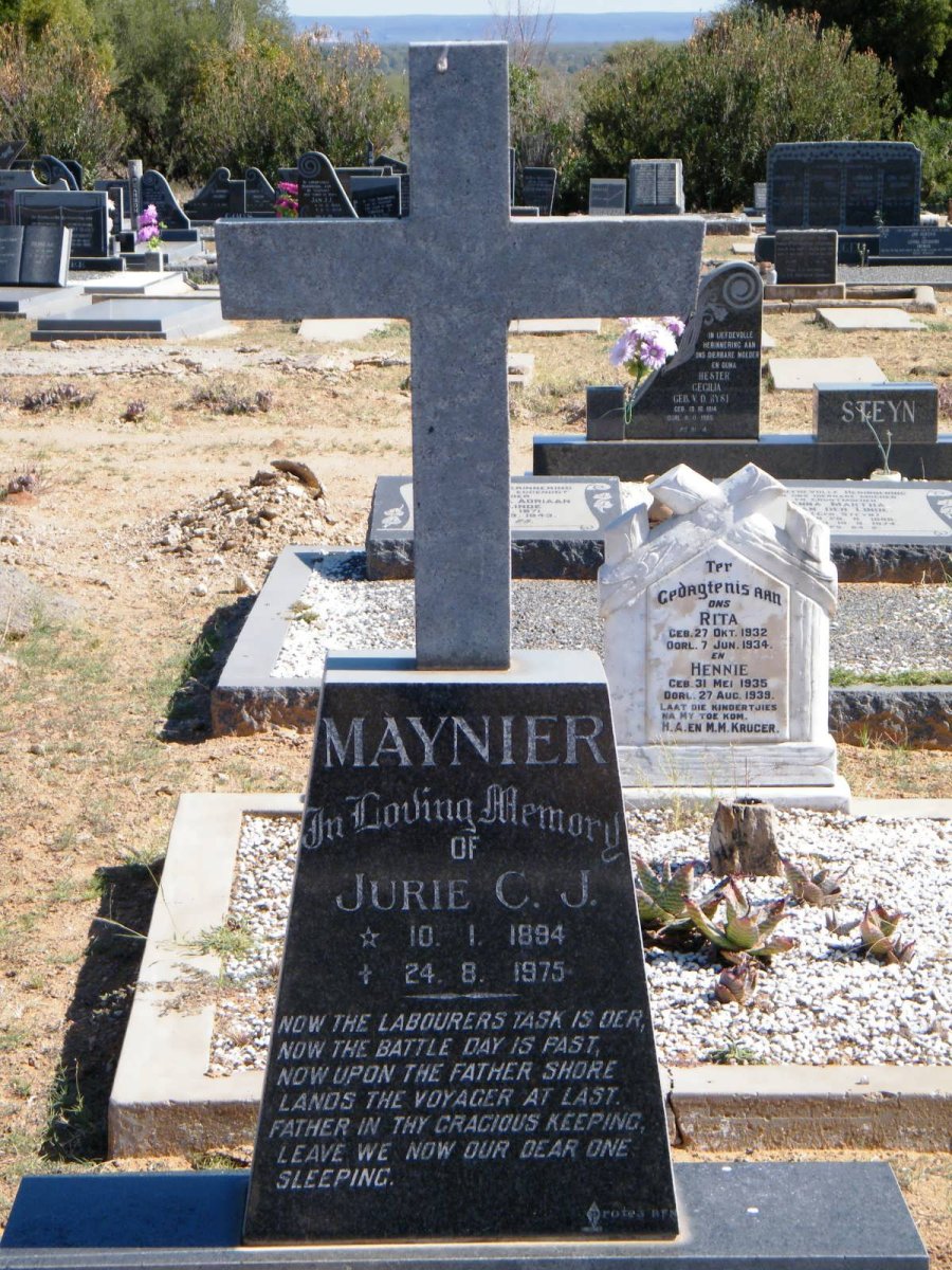 MAYNIER Jurie C.J. 1894-1975
