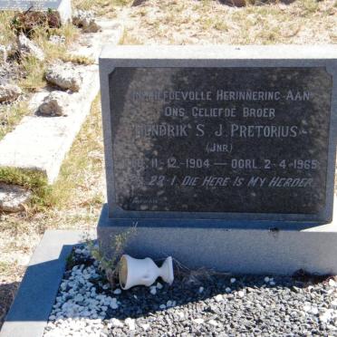 PRETORIUS Hendrik S.J. 1904-1965