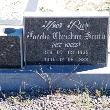 SMITH Jacoba Christina nee VOGES 1935-1983
