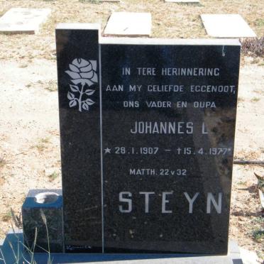 STEYN Johannes L. 1907-1977