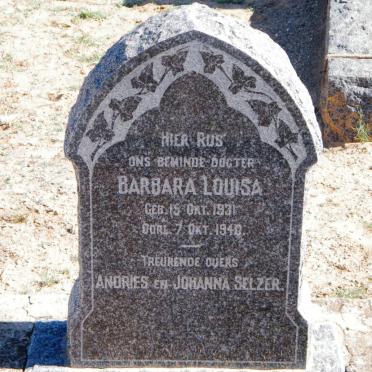 SELZER Barbara Louisa 1931-1940