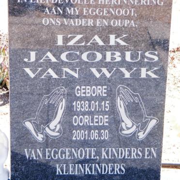 WYK Izak Jacobus, van 1938-2001
