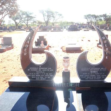 BURGER Schalk 1913-1997 & Maria 1930-2010 