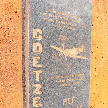 COETZEE Piet Lodewikus 1926-1995