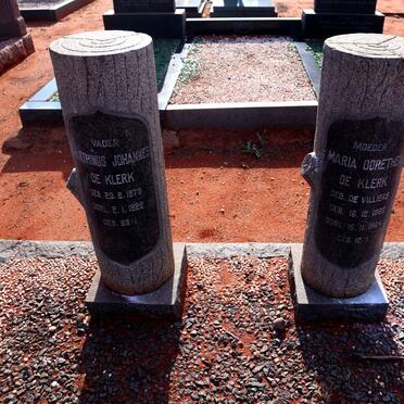 KLERK Marthinus Johannes, de 1873-1922 & Maria Dorethea DE VILLIERS 1869-1964 _1