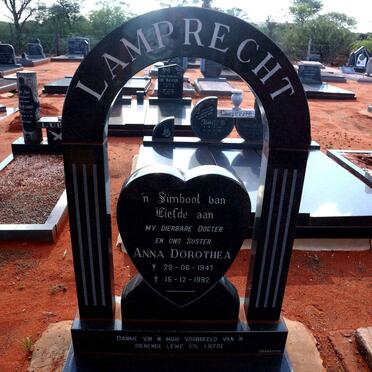 LAMPRECHT Anna Dorothea 1947-1992