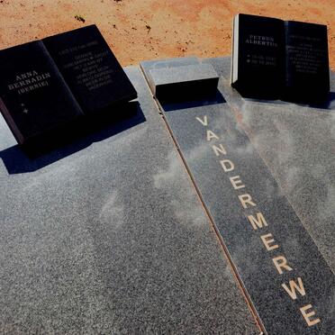 MERWE Petrus Albertus, van der 1940-2003 & Anna Bernadin _1 