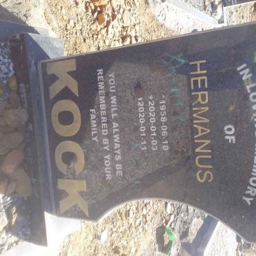 KOCK Hermanus 1958-2020