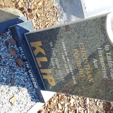 KLIP Christiaan Pogisho 1992-2017