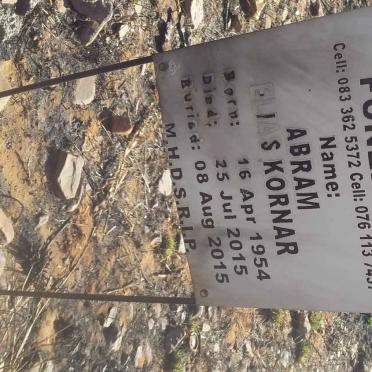 KORNAR Abram Elias 1954-2015