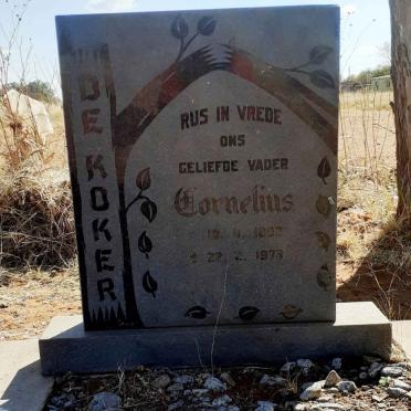 KOKER Cornelius, de 1892-1973