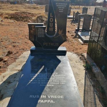 LOUW Petrus 1943-2019