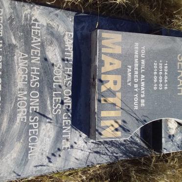 MARTIN Serah 1924-2016