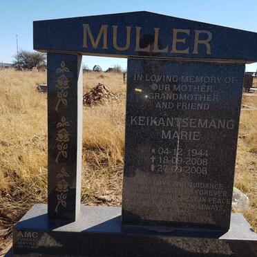 MULLER Keikantsemang Marie 1944-2008