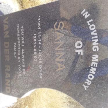 RAND Sanna, van der 1951-2015