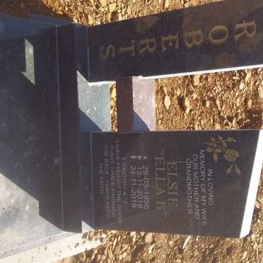 ROBERTS Elsie 1956-2018