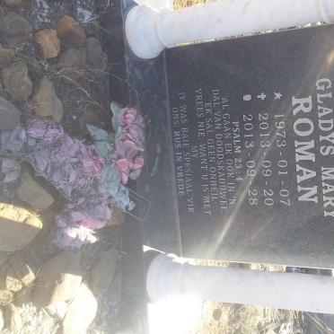 ROMAN Gladys Mary 1973-2013