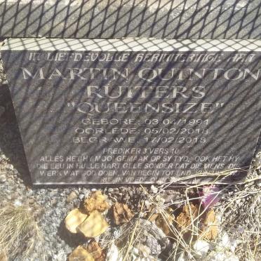 RUITERS Martin Quinton 1991-2018