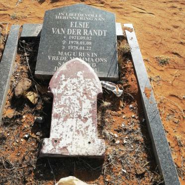 RANDT Elsie, van der 1921-1978