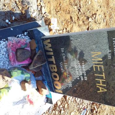 WITBOOI Mietha 1944-2021