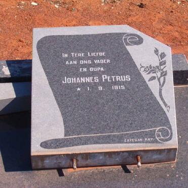 DAFFUE Johannes Petrus 1915-