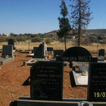 WALT Johannes Christiaan, van der 1890-1963 &amp; Anna Catharina VAN DER WALT 1887-1964