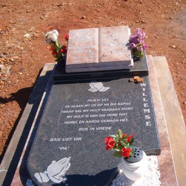 WILLEMSE Andries Barend Frederick 1958-2007