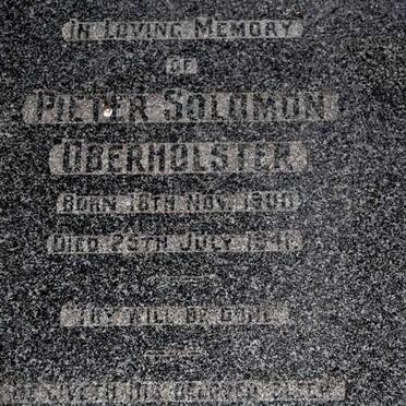 OBERHOLSTER Pieter Salomon 1900-1941