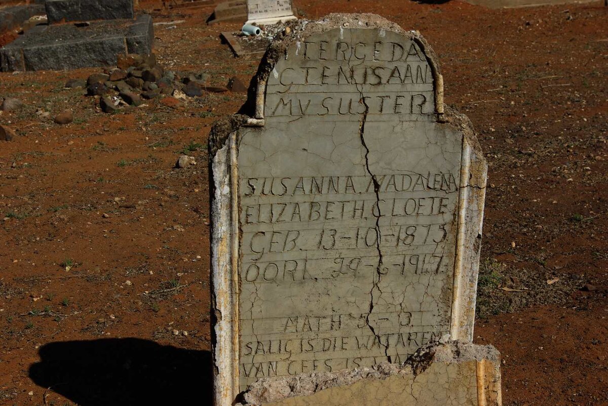 CLOETE Susanna Madalena Elizabeth 1875-1947