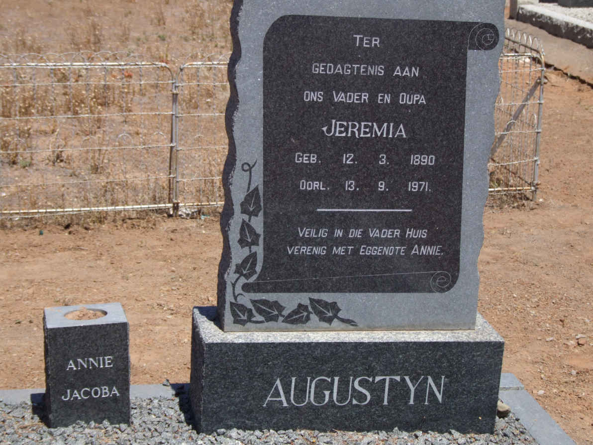 AUGUSTYN Jeremia 1890-1971